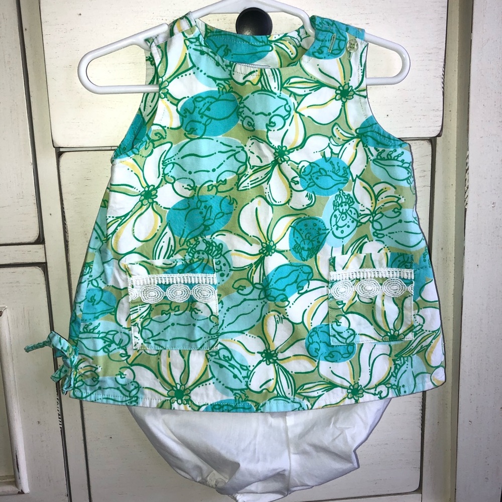 Lilly Pulitzer dress and bloomer set 💚